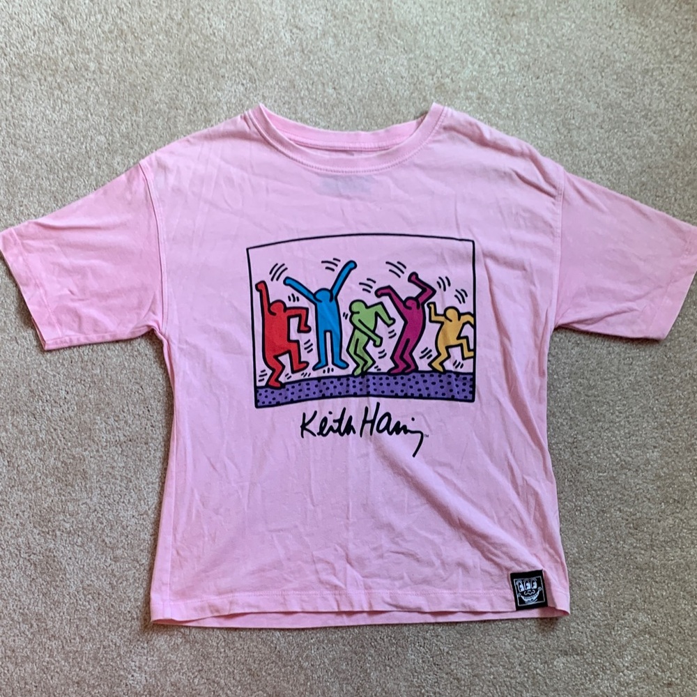 Zara Kids Pink Tee with Colorful Graphic